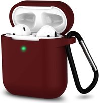 Etui silikonowe Vanfone do Apple AirPods 1/2, bordowe