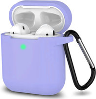 Etui silikonowe Vanfone do Apple AirPods 1/2, fioletowe