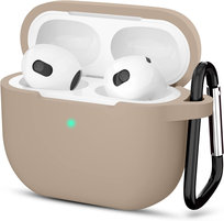 Etui silikonowe Vanfone do Apple AirPods 3, beżowy