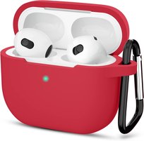 Etui silikonowe Vanfone do Apple AirPods 3, czerwone