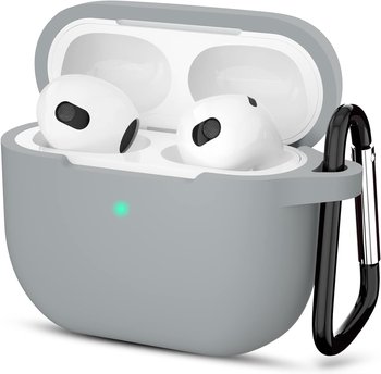 Etui silikonowe Vanfone do Apple AirPods 3, szare - Vanfone