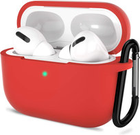 Etui silikonowe Vanfone do Apple AirPods Pro 1/2, czerwone