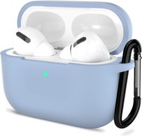 Etui silikonowe Vanfone do Apple AirPods Pro 1/2, delikatnie niebieskie