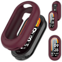 Etui silikonowe Vanfone do Xiaomi Mi Smart Band 8/9, bordowy