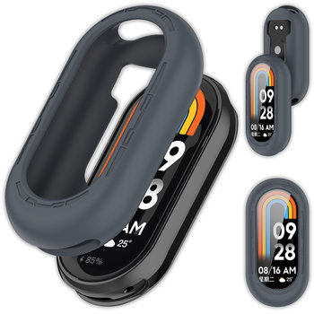 Etui silikonowe Vanfone do Xiaomi Mi Smart Band 8/9, ciemnoszary - Vanfone