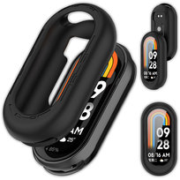 Etui silikonowe Vanfone do Xiaomi Mi Smart Band 8/9, czarny
