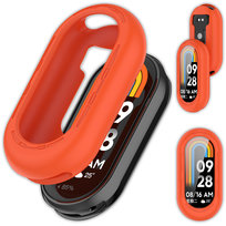 Etui silikonowe Vanfone do Xiaomi Mi Smart Band 8/9, pomarańczowy
