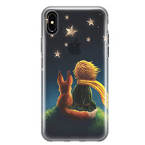 Etui silikonowe z nadrukiem Apple iPhone X Mały książe i lisek