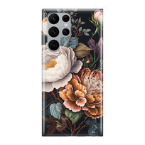 Etui silikonowe z nadrukiem Samsung Galaxy S22 Ultra Piwonie III