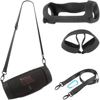 Etui silikonowe z regulowanym paskiem+ karabińczyk na głośnik JBL Charge 5