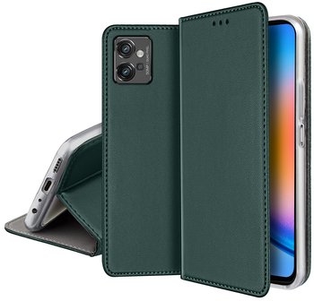 ETUI SKÓRZANE do MOTOROLA MOTO G32 MAGNETYCZNE BOOK CASE TOKRA SZKŁO 9H - Krainagsm