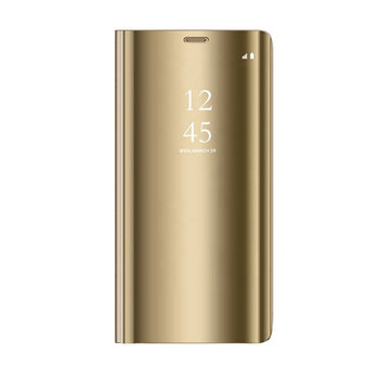Etui Smart Clear View do Samsung Galaxy A54 złote - TelForceOne