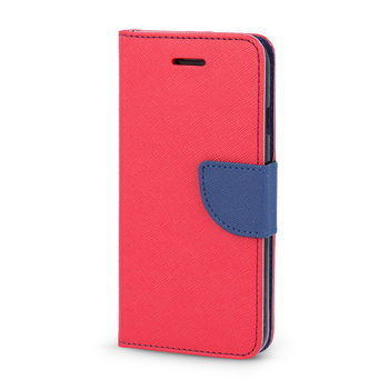 Etui Smart Fancy do Xiaomi Redmi 9A / 9AT/ 9i czerwono-granatowe - TelForceOne