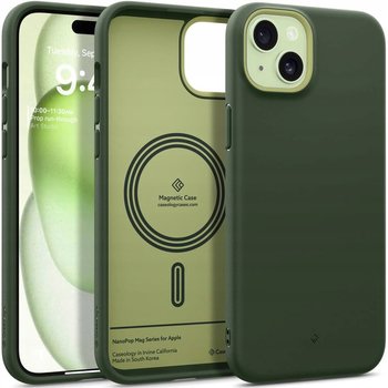 Etui Spigen Caseology Nano Pop Mag do MagSafe do iPhone 15, zielone - Spigen