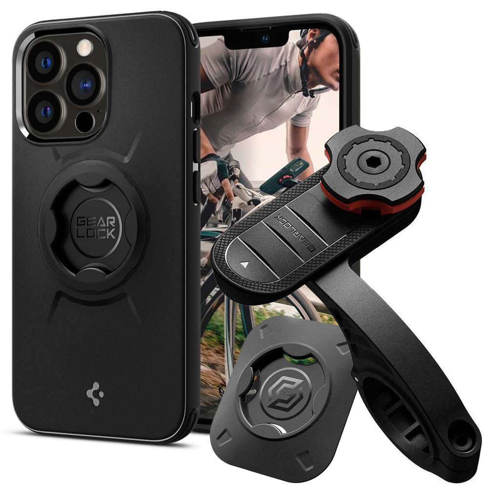 Etui Spigen Gearlock GCF141 bike mount do Apple iPhone 13 Pro Max Black