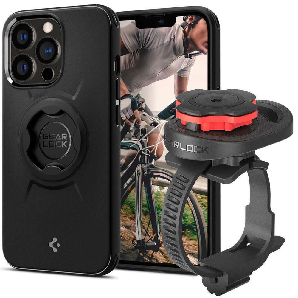 Etui Spigen Gearlock GCF142 bike mount do Apple iPhone 13 Pro Black