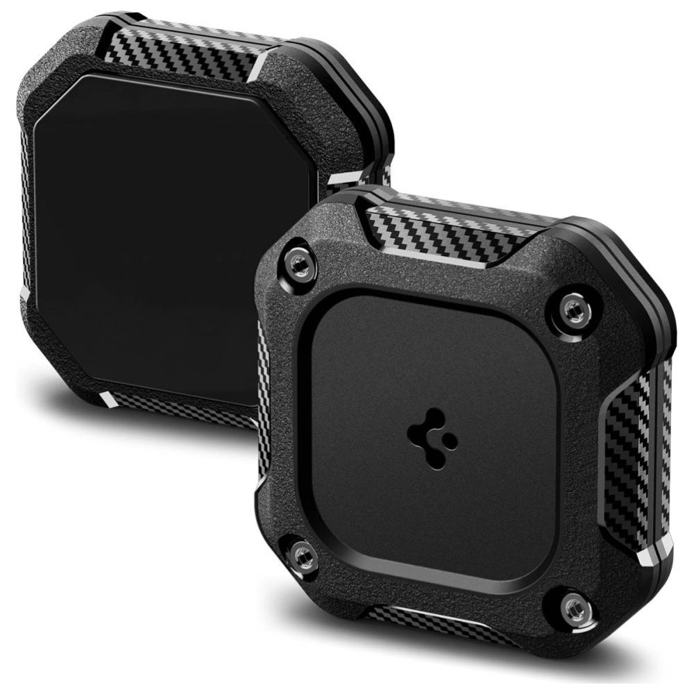 Spigen Spigen Czarny Etui Tough Armor Do Apple Airtag 1/2