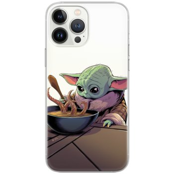 Etui Star Wars dedykowane do Huawei P SMART 2021, wzór: Baby Yoda 027 Etui częściowo przeźroczyste, oryginalne i oficjalnie licencjonowane - ERT Group