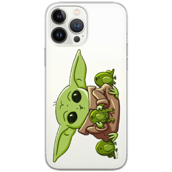 Etui Star Wars dedykowane do Huawei P SMART, wzór: Baby Yoda 014 Etui częściowo przeźroczyste, oryginalne i oficjalnie licencjonowane - ERT Group