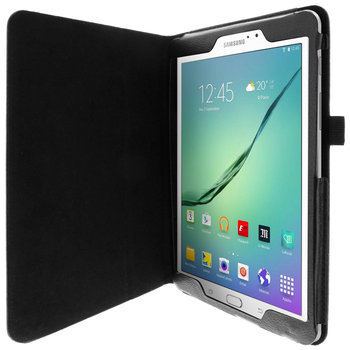 Etui stojące z klapką do Samsunga Galaxy Tab S2 9.7 Ultracienkie etui ochronne - czarne - Avizar