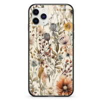 Etui szklane Apple iPhone 11 Pro Łąka beż
