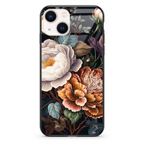 Etui szklane Apple iPhone 15 Piwonie III