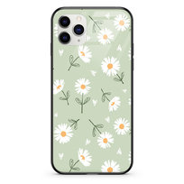 Etui szklane Apple iPhone 15 Pro MAX Stokrotki pistacja
