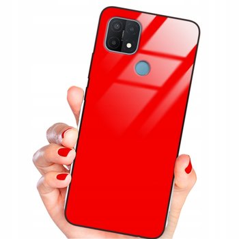 ETUI SZKLANE CZERWONY do OPPO A35 Obudowa Glass - Funnycase