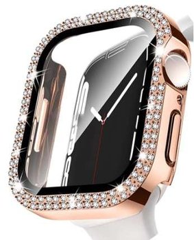 Etui + Szkło 2W1 Do Apple Watch 4/5/6/Se 40Mm Diamond Rose Gold - Bestphone