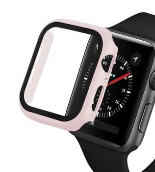 Etui + Szkło 2W1 Do Apple Watch 4/5/6/Se 44Mm Pudrowe - Bestphone