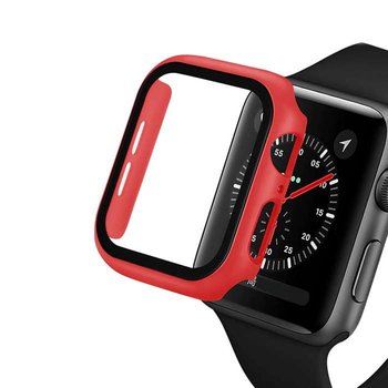 Etui + Szkło 2W1 Do Apple Watch 7/8 45Mm Czerwone - Bestphone