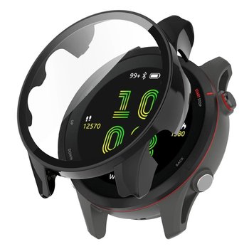 Etui + szkło 2W1 do Garmin Forerunner 255 / 255s / 955 czarne - Bestphone