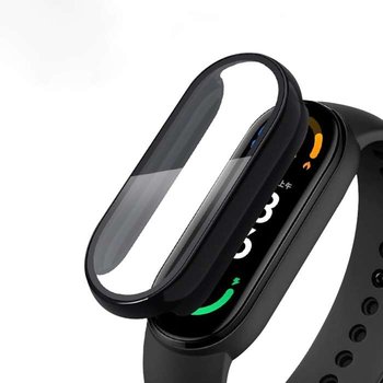 Etui + Szkło 2W1 Do Xiaomi Mi Band 7 Czarne - Bestphone