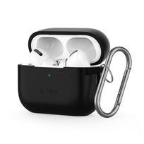 Etui Tech-Protect Silicone Hook na Apple AirPods Pro 1 / 2 - czarne TECH-PROTECT
