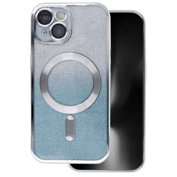 Etui Tecto Shield do iPhone 15 pokrowiec z wkładką srebrny gradient magnes - TelForceOne S.A.