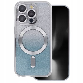 Etui Tecto Shield do iPhone 15 Pro brokatowy case nakładka srebrny gradient - TelForceOne S.A.