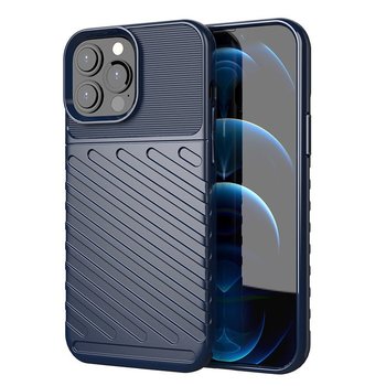 Etui Thunder Case Elastyczne Pancerne do iPhone 13 Pro Max niebieski - Braders