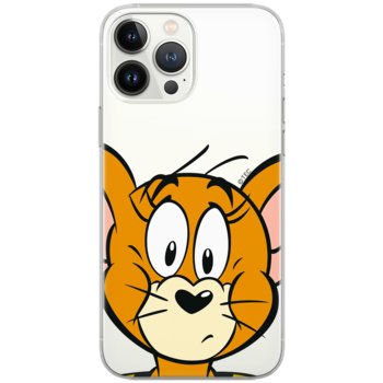Etui Tom and Jerry dedykowane do Iphone 12 / 12 PRO, wzór: Jerry 002 Etui częściowo przeźroczyste, oryginalne i oficjalnie  / Tom and Jerry - ERT Group
