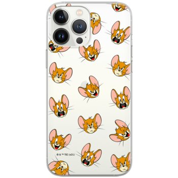 Etui Tom and Jerry dedykowane do Iphone 12 Mini, wzór: Tom i Jerry 008 Etui częściowo przeźroczyste, oryginalne i oficjalnie  / Tom and Jerry - ERT Group