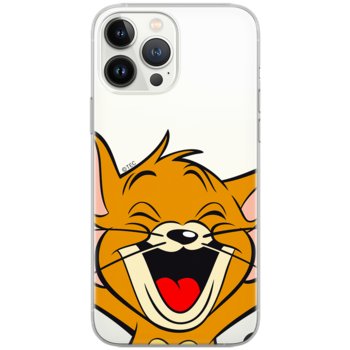 Etui Tom and Jerry dedykowane do Samsung S22, wzór: Jerry 003 Etui częściowo przeźroczyste, oryginalne i oficjalnie  / Tom and Jerry - ERT Group