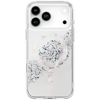 Etui UNIQ Coehl Crystelle do MagSafe do iPhone 17 Pro Max, srebrny