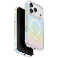 Etui UNIQ Iridescia do iPhone 17 Pro Max Magclick Charging MagSafe Holo Quartz