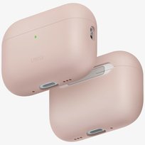 Etui UNIQ Lino do AirPods Pro 3 gen Silicone różowy UNIQ