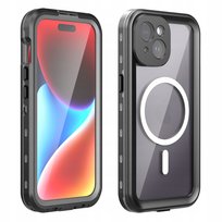 Etui Wodoodporne IP68 SHELLBOX do iPhone 15, Obudowa do MagSafe Pancerny Inna marka