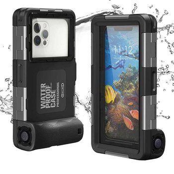 Etui wodoszczelne IPX8 uniwersalne Diving Waterproof Case Black - 4kom