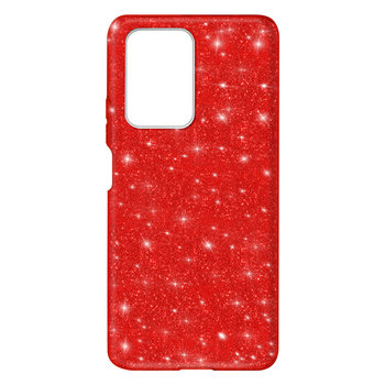 Etui Xiaomi 11T and 11T Pro Removable Glitter Silicone Semi-Rigid czerwone - Avizar