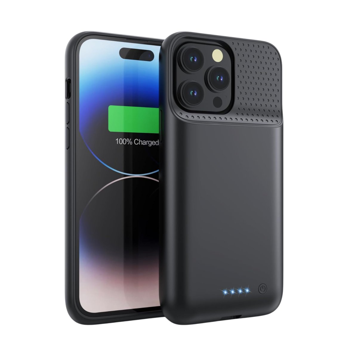 NEWDERY Coque Batterie pour iPhone 14 & 14 Pro 10000mAh Qi Wireless