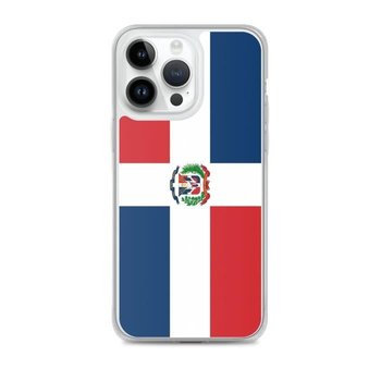 Etui z flagą Dominikany na iPhone'a 14 Pro Max - Inny producent (majster PL)