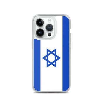 Etui z flagą Izraela na iPhone'a 14 Pro - Inny producent (majster PL)