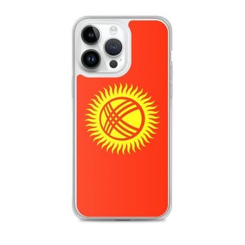 Etui z flagą Kirgistanu na iPhone'a 14 Pro Max - Inny producent (majster PL)